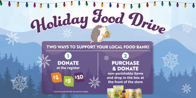 Natural Grocers® will be collecting non-perishable items and accepting donations at the register for local food bank partners through Dec. 31, 2022.