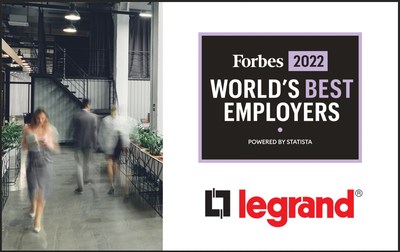 Legrand Named to FORBES’ 2022 List of “World’s Best Employers”