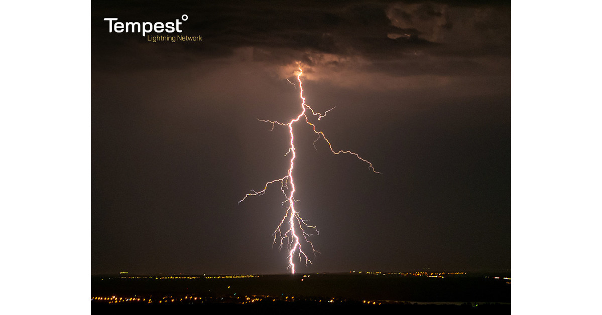 WeatherFlowTempest Launches Tempest Lightning Network, the Largest