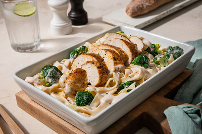 Chicken and Broccoli Alfredo with Fettuccine