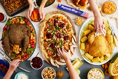 Pictured left to right: Pasta Chip, Turkey Board, It’s Corn Turkeys; credit: Reynolds Wrap
