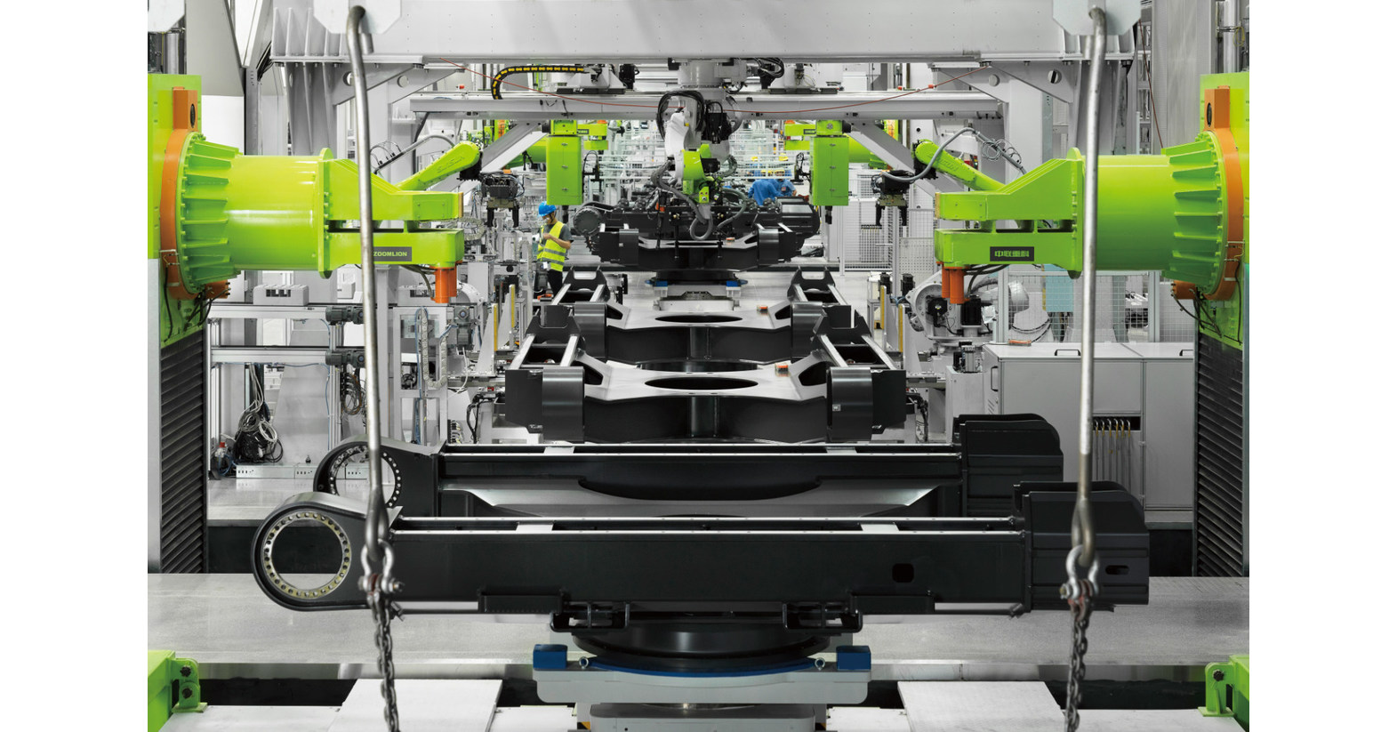 Zoomlion d&eacute;sormais capable de produire des excavatrices toutes les 6 minutes gr&acirc;ce aux merveilles de la fabrication intelligente