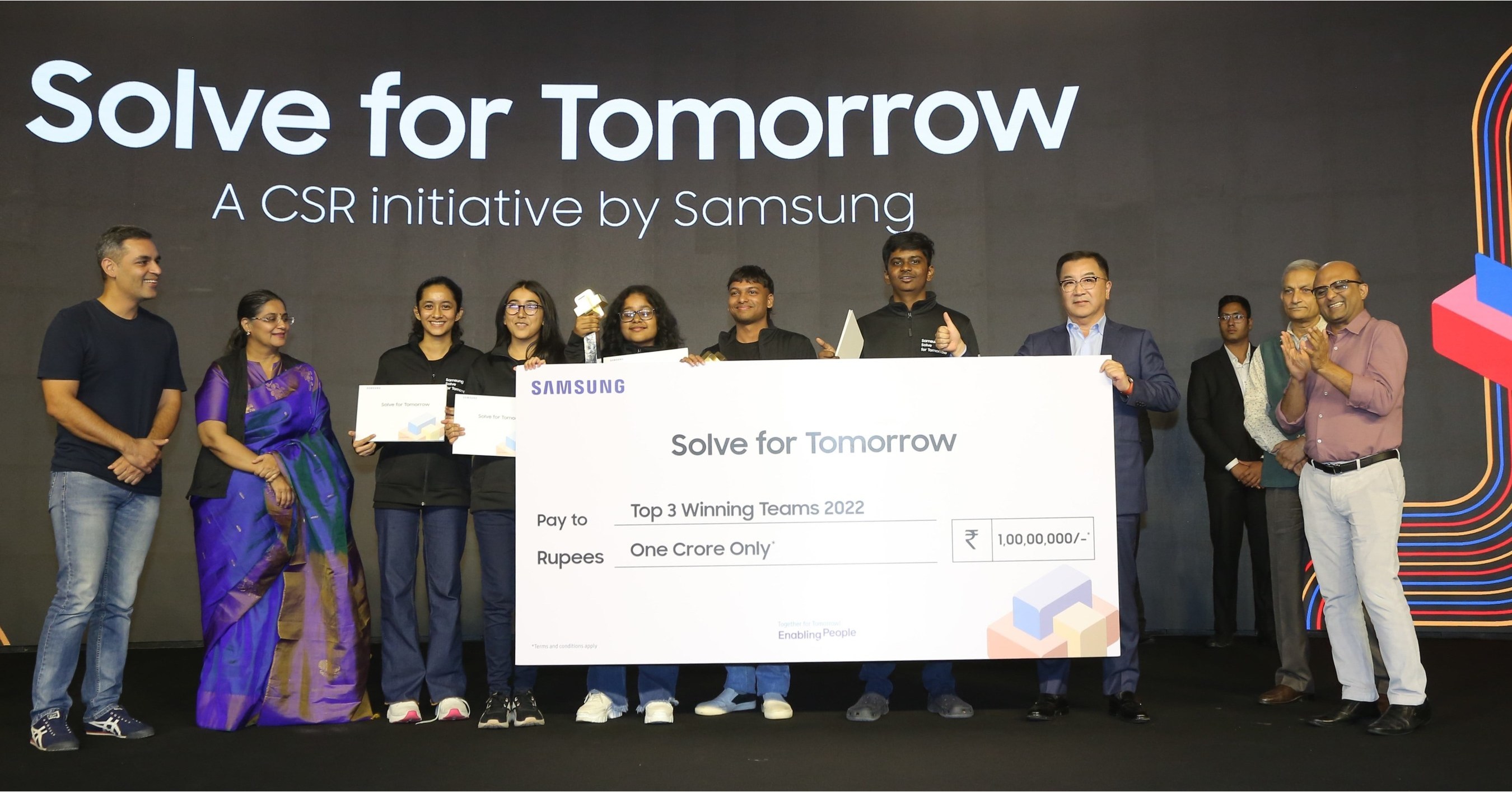Samsung Announces Top 3 Winners of Solve for Tomorrow 2022, who