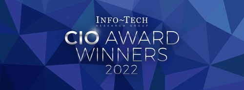 2022 CIO Award Winners Announced by Info-Tech Research Group. (CNW Group/Info-Tech Research Group) 2022 CIO Award Winners Announced by Info-Tech Research Group. (CNW Group/Info-Tech Research Group)