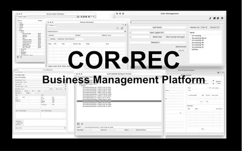 CORGROUP LLC Released COR•REC the Business Management Software Platform