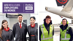 Air Canada parmi les 100 meilleurs employeurs dans le monde, selon Forbes