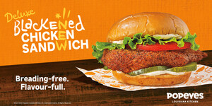 Popeyes® is Reigniting the Chicken Sandwich Wars with its Latest Innovation, a Breading-Free Blackened Deluxe Chicken Sandwich
