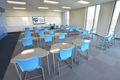 New classroom on the fifth floor at Neal Math and Science Academy