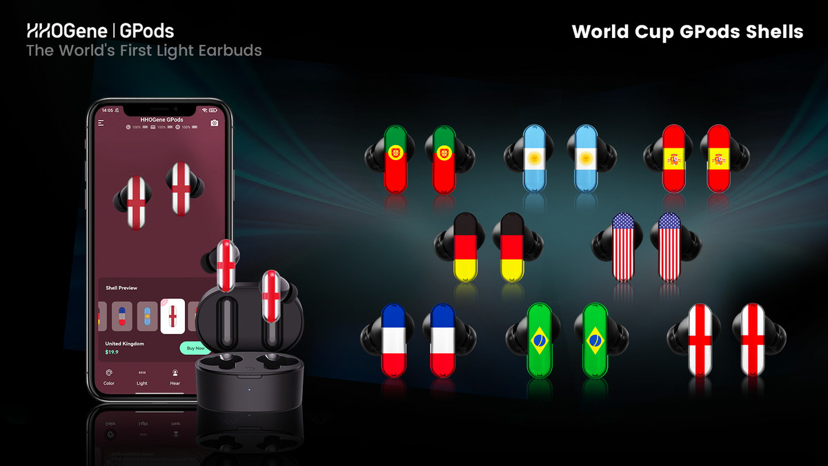 HHOGene GPods Launched World Cup Earbuds Shells - Vimarsana News