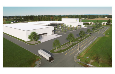 Canature Kitchen (Lynden), one of North America's largest freeze dry pet food factories, will reside in the City of Lynden, WA, USA (CNW Group/Alliance Freeze Dry Group)