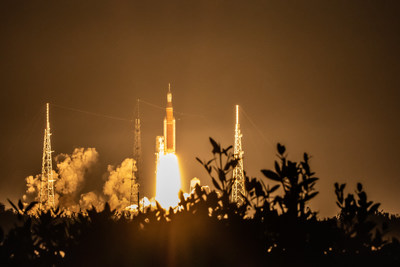 Artemis I successfully launched from Kennedy Space Center on Wednesday Nov. 16; Photo Credit: Ben Bair.