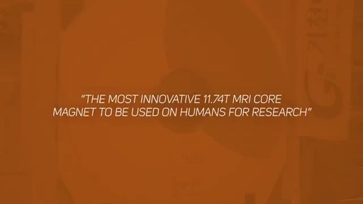 En fonctionnement, l'aimant central d'IRM de 11,74 T le plus innovant jamais utilisé sur des humains