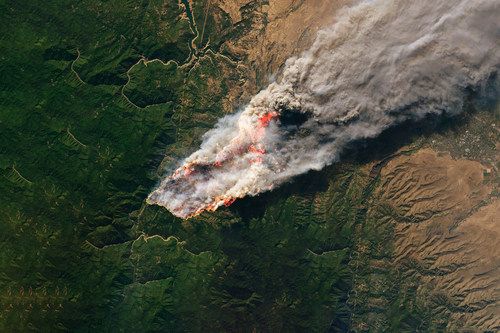Forest fire (PRNewsfoto/Climate Connect Digital (CCD))