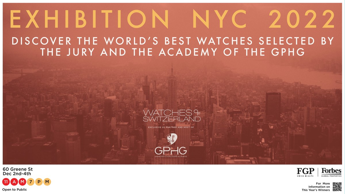 WATCHES OF SWITZERLAND TO HOST FIRST PUBLIC EXHIBITION OF 2022 GPHG WINNERS - Vimarsana News