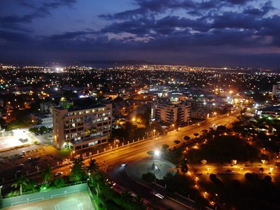 View of the capital city Kingston