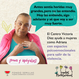 Lanza Fondo Semillas su campaña de procuración de fondos #JuntasFloreSeremos para atender la violencia hacia las mujeres