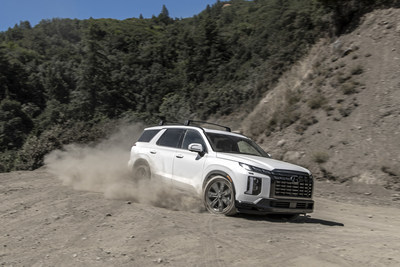 The Hyundai Palisade is photographed in Santiago, Calif., on June 16, 2022.