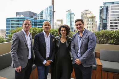 Mariano Rempel, Globant VP of Corporate Development; Fatima Said, Managing Director & Founder of eWave; Karl Norman, CEO & Founder of eWave; Federico Pienovi, Globant’s Chief Business Officer of New Markets Region covering Asia Pacific and the Middle East.