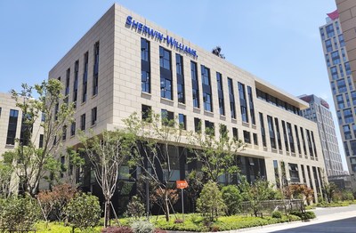 Print provider Sherwin-Williams' Asia headquarters settles in Shanghai. CHINA DAILY