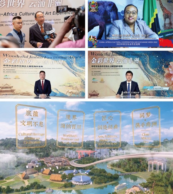 "Wonderful Jinhua, Fascinating Africa" Cloud Exhibition of China-Africa Cultural Cooperation and Exchange Week Is Opened (Overseas - Vimarsana News