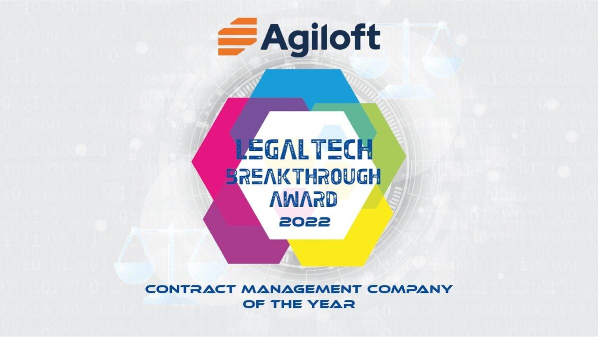 Agiloft Named 2022 "Contract Management Company of the Year" by LegalTech Breakthrough Awards - Vimarsana News