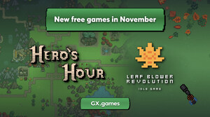 Hero's Hour and Leaf Blower Revolution free on GX.games in November as part of new GX.games Monthly Drop initiative