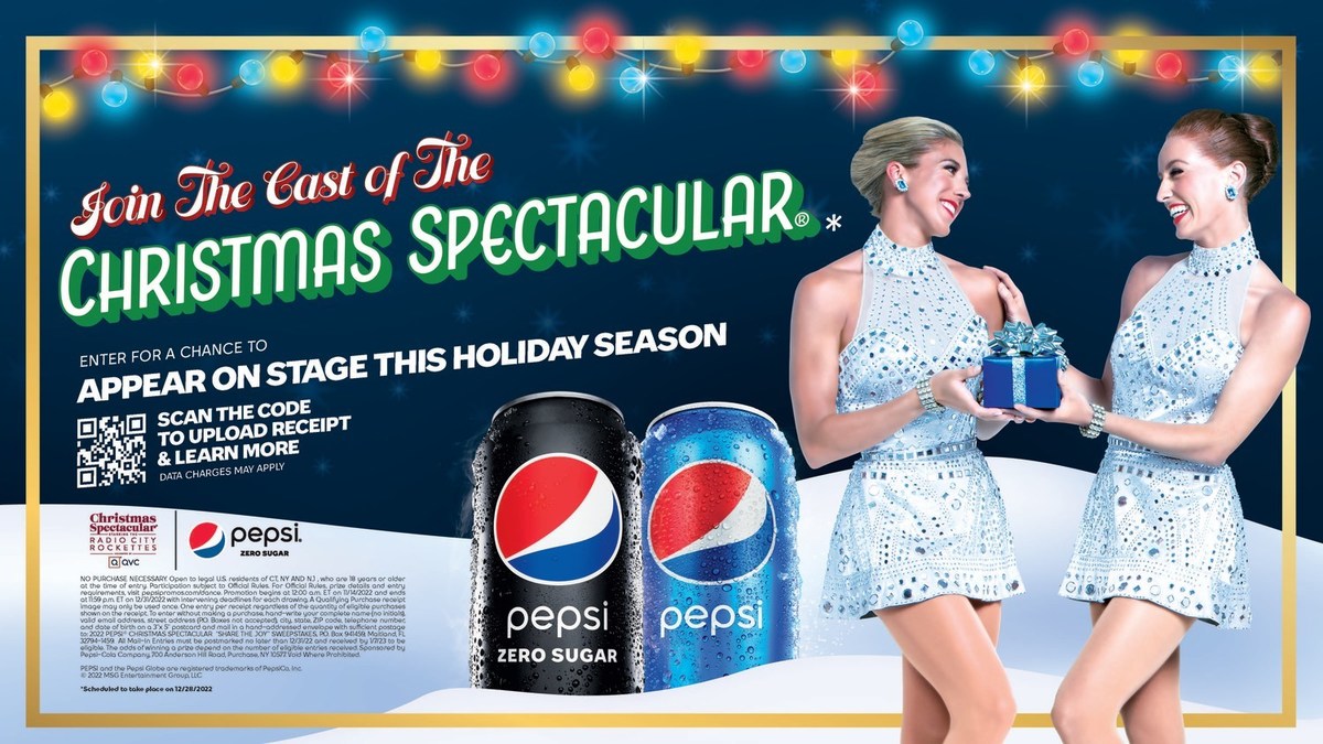 PEPSI® GIVES NEW YORKERS THE CHANCE TO APPEAR ON THE GREAT STAGE OF RADIO CITY MUSIC HALL DURING THE CHRISTMAS SPECTACULAR STARRING THE RADIO CITY ROCKETTES - Vimarsana News