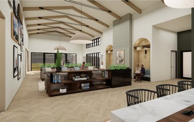 Rendering of Compark Apartments Clubroom in Parker, CO | Century Living