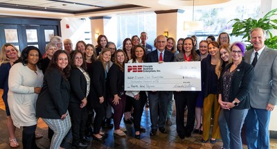 The Principle Family Fund, a philanthropic affiliate of Principle Business Enterprises, presented a $100,000 donation to the Elizabeth Dole Foundation during an Oct. 20 luncheon. (Photo: Katie Dance)