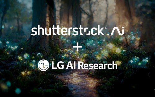 Mediante el desarrollo de herramientas de IA creadas de manera responsable y pensadas para profesionales del diseño y del marketing, Shutterstock y LG lideran la tarea de simplificar el proceso creativo para todos (PRNewsfoto/Shutterstock, Inc.)