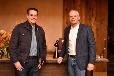 Maestro Dobel Tequila founder Juan Dobel with Silver Oak CEO David R. Duncan