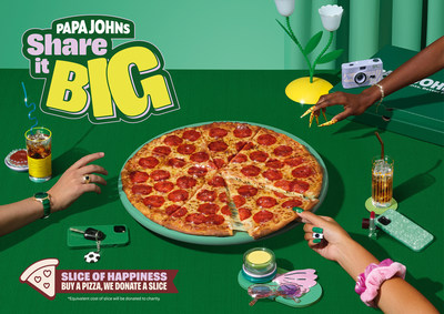 SHARE IT BIG WITH PAPA JOHNS