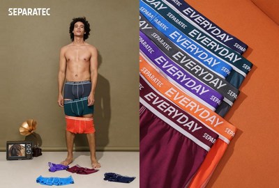 Separatec Men's Separated Pouch Colorful Everyday Boxer Briefs
