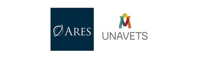 UNAVETS Group and Ares Management Logo