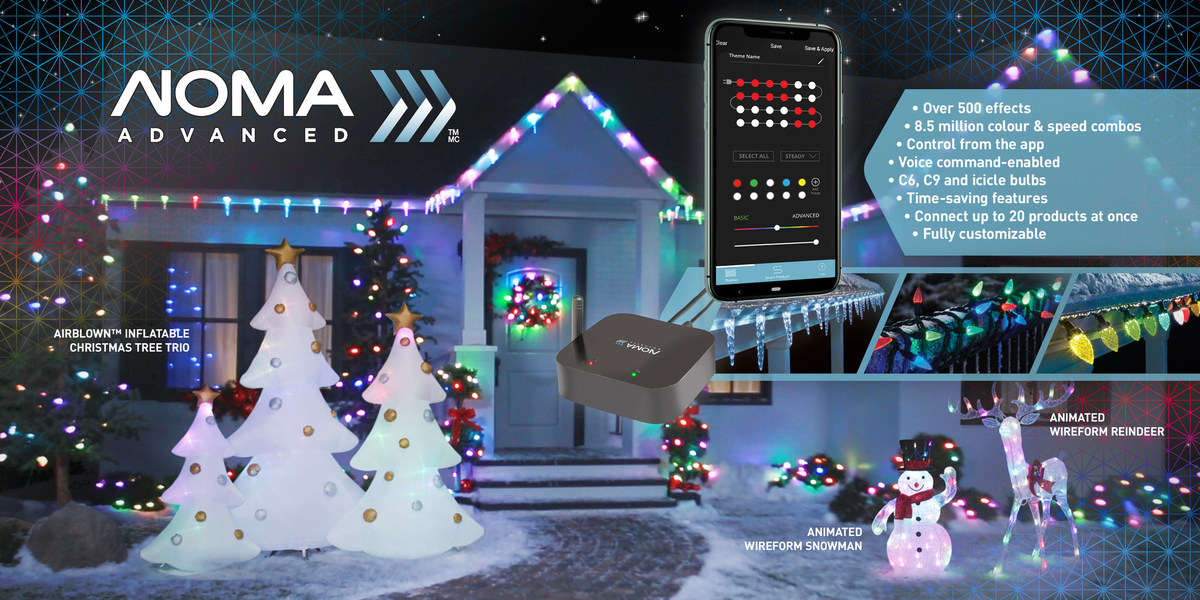 CUSTOMIZE DAZZLING HOLIDAY LIGHTS with NOMA Advanced Smart 2.0 Products and the NOMA Advanced Smart 2.0 Hub - Vimarsana News