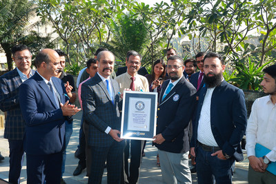 Intas Pharmaceuticals Ltd. marches into the Guinness World Records (PRNewsfoto/Intas Pharmaceuticals Ltd.)