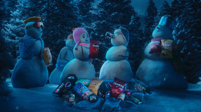 Frito-Lay and PepsiCo Beverages partner on “Share More Joy” campaign and debut their first national holiday commercial collaboration on Thanksgiving Day.
