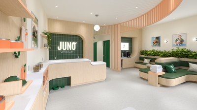 Juno Veterinary officially announces its first location in Toronto to solve mounting problems in the vet industry from long waits for pet care, to vet burnout. With its innovative model, the Canadian-founded pet health company is redesigning the vet experience for all with best-in-class technology, 24/7 access to care 365 days a year, concierge medicine, and warm hospitality. (CNW Group/Juno Veterinary)