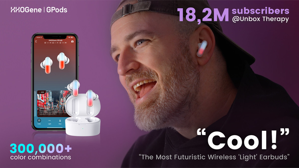 Unbox Therapy: "Cool! GPods Is the Most Futuristic Wireless Light Earbuds - Vimarsana News