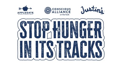 Applegate Farms, LLC and Justin's, LLC Join Forces with Conscious Alliance to Stop Hunger in its Tracks