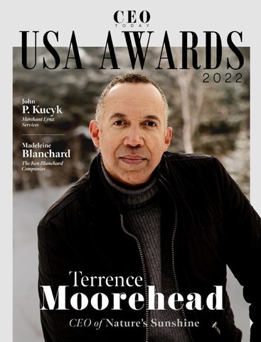 Nature's Sunshine Chief Executive Officer Terrence Moorehead has been named a winner of CEO Today’s 2022 USA Awards