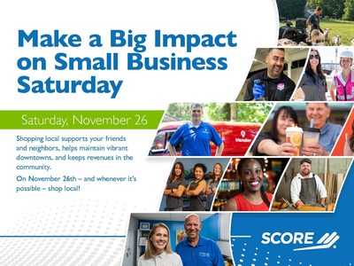 Shop small on Small Business Saturday this Nov. 26 and support local businesses and your local community.