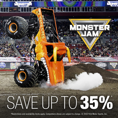 Witness heated rivalries, high-flying stunts and fierce head-to-head battles at Monster Jam where world-class athletes are locked in intense competitions of speed and skill. Tickets make great gifts at up to 35% off with code C2022W.