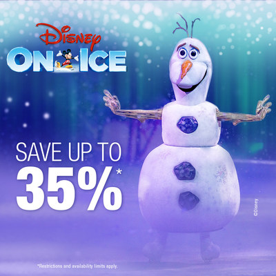 Experience the magic right in your hometown with Disney On Ice for up to 35% off with code C2022W. See Mickey, Minnie, and stars from Frozen, Moana, Coco, and more brought to life on ice!