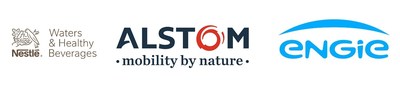 Nestle Waters Alstom Engie Logo.