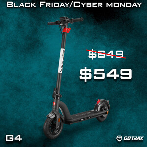 Electric Scooter Company GOTRAX Announces 2022 Black Friday Deals