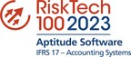 Aptitude remporte le prix dans la catégorie IFRS 17 - systèmes comptables selon le rapport RiskTech100® 2023 de Chartis
