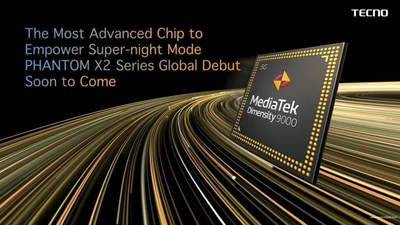 The new PHANTOM X2 Series will be powered by MediaTekâ€™s Dimensity 9000 5G Chip