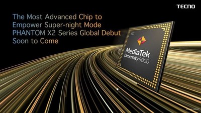 A nova série PHANTOM X2 será alimentada pelo chip Dimensity 9000 5G da MediaTek