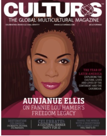 Oscar nominee Aunjanue Ellis discusses her new film about freedom fighter Fannie Lou Hamer's fight for more fair elections in the Culturs Global Multicultural Magazine Spring 2022 Issue